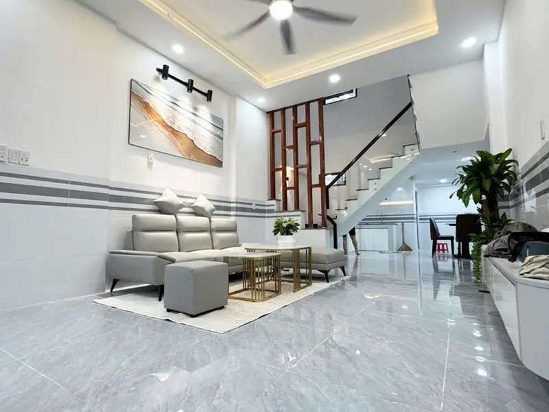 Nhà mới 3 tầng, hẻm xe hơi 7m thông, sát bên Aeon Tân Phú, không quy hoạch, 50m2 chỉ 5.4 tỷ... Bán nhà riêng tại Bình Hưng Hòa, Hồ Chí Minh 01