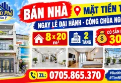 Bán Nhà Mặt Tiền TTQ11 - ngay Lê Đại Hành - Công Chúa Ngọc Hân - DT: 8 x 20 - 2 tầng - có sẵn dòng... Bán nhà riêng tại Phú Thọ, Hồ Chí Minh 01