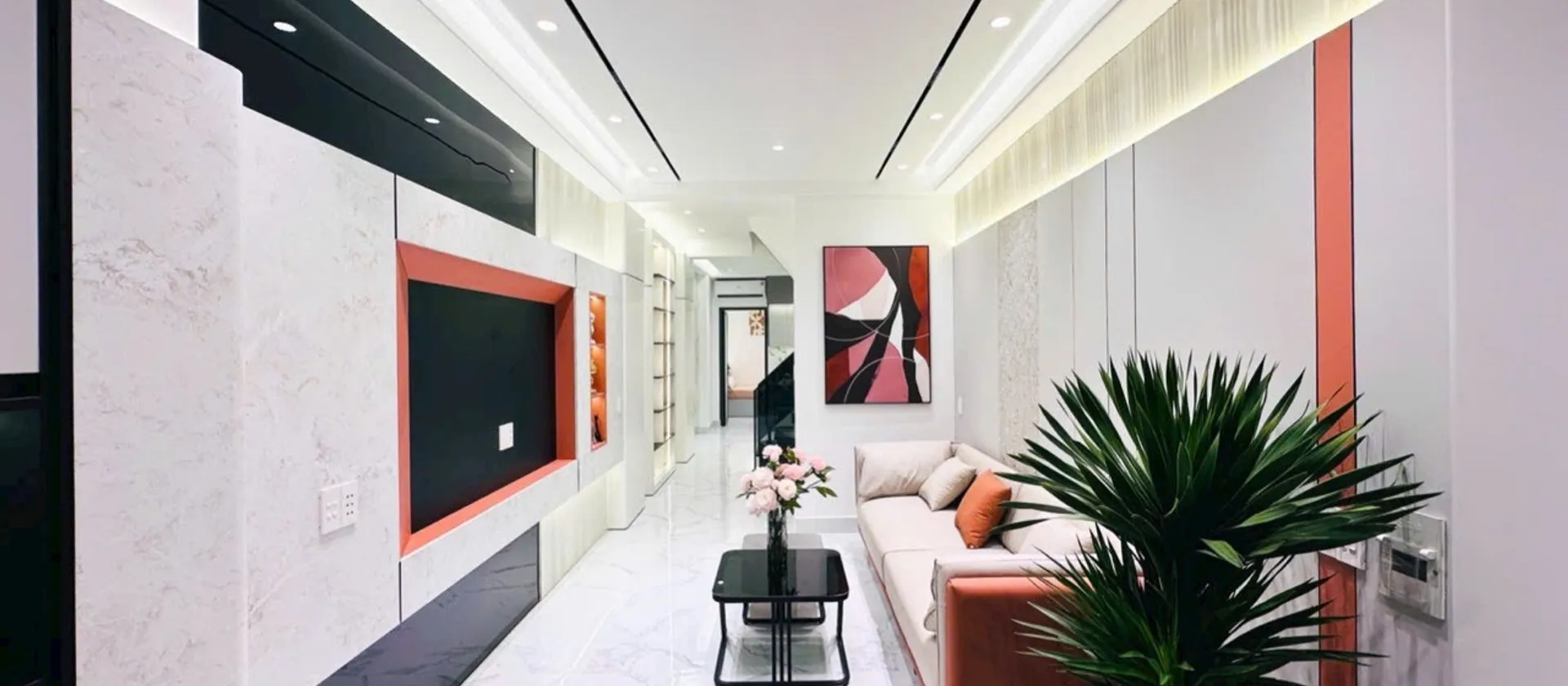 NHÀ MỚI 3 TẦNG, 3PN, GẦN 50M2 – FULL NỘI THẤT – CÓ PHÒNG TẦNG TRỆT , SÁT PMH Q7, HẺM Ô TÔ. CHỈ 5 T.... Bán nhà riêng tại Phú Thuận, Hồ Chí Minh 01