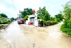 LÔ GÓC 2 MẶT TIỀN-ĐƯỜNG BÌA LÀNG THOÁNG MÁT-MẶT TIỀN 10M -CHIA 2 LÔ THOẢI MÁI-300m RA ĐƯỜNG 35... Bán đất tại Kim Anh, Hà Nội 04