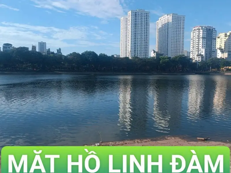 🎯MẶT TIỀN HỒ LINH ĐÀM 🚣🌏 51M2, MT 4 M.GIÁ HƠN 15 TỶ, GẦN VÀNH ĐAI 3.... Bán đất tại Hoàng Liệt, Hà Nội 01