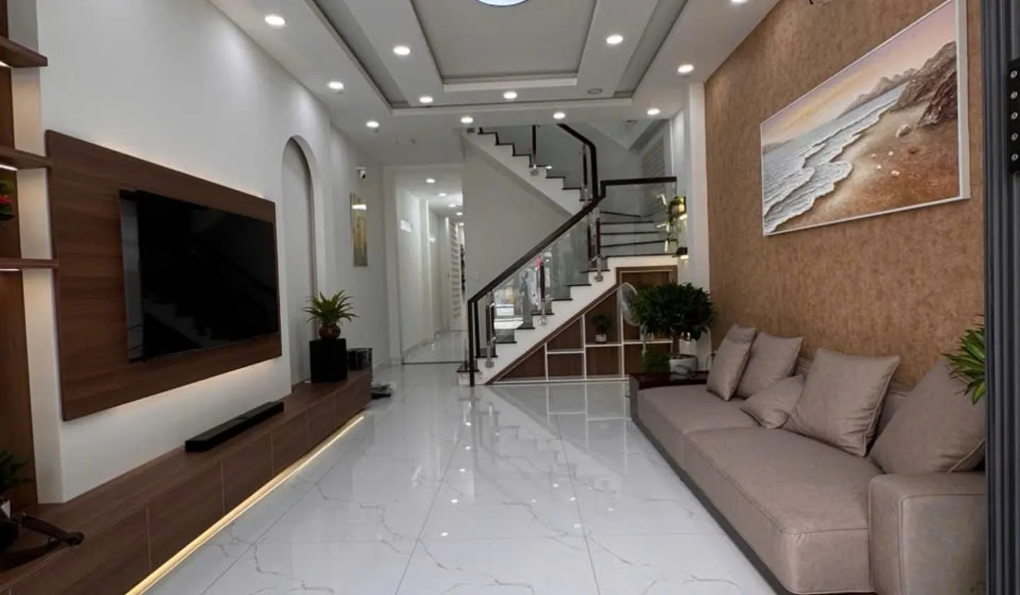 NHÀ MỚI 2 TẦNG 100m2 MẶT TIỀN HẺM XE 3 GÁC , NGAY PHÚ MỸ HƯNG... Bán nhà riêng tại Tân Mỹ, Hồ Chí Minh 01