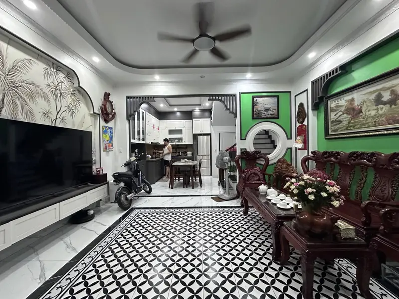 Nhà riêng phong cách Indochine tại Thiên Lôi với tiện ích ô tô đỗ cửa... Bán nhà riêng tại An Biên, Hải Phòng 01