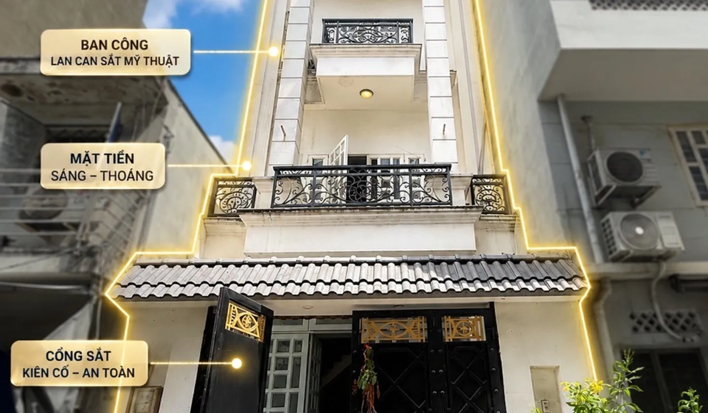 Nhà 4 Tầng 2 Mặt Tiền Hẻm Xe Hơi Bình Long, Tiện Nghi Đỉnh... Bán nhà riêng tại Bình Hưng Hòa, Hồ Chí Minh 01