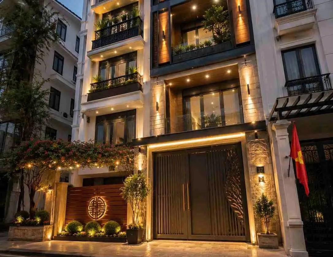 Biệt thự phố Nguyễn Văn Linh, Long Biên — kiệt tác kiến trúc 7 tầng với thang máy và mặt tiền rộng... Bán nhà riêng tại Long Biên, Hà Nội 01