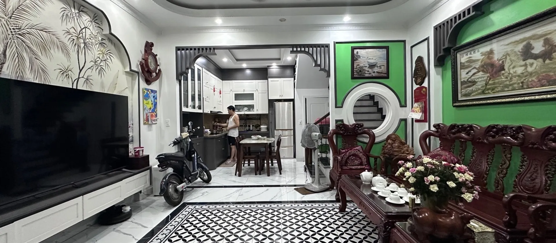 Nhà riêng phong cách Indochine tại Thiên Lôi với tiện ích ô tô đỗ cửa... Bán nhà riêng tại An Biên, Hải Phòng 01