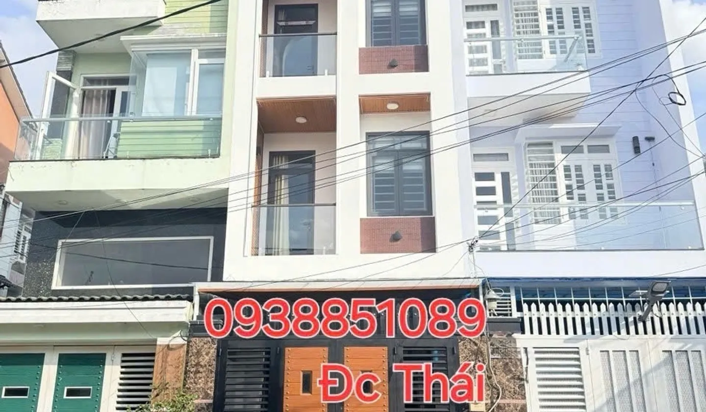 🔥 NHÀ 4 TẦNG HẺM 5M PHAN HUY ICH GO VAP - 8TY3 TL... Bán nhà riêng tại An Hội Tây, Hồ Chí Minh 01