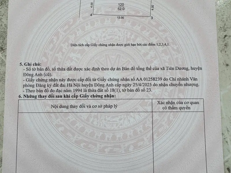 Cơ hội sở hữu đất thổ cư mặt tiền 4m quận HOT, giá tốt nhất thị trường... Bán đất tại Phúc Thịnh, Hà Nội 01