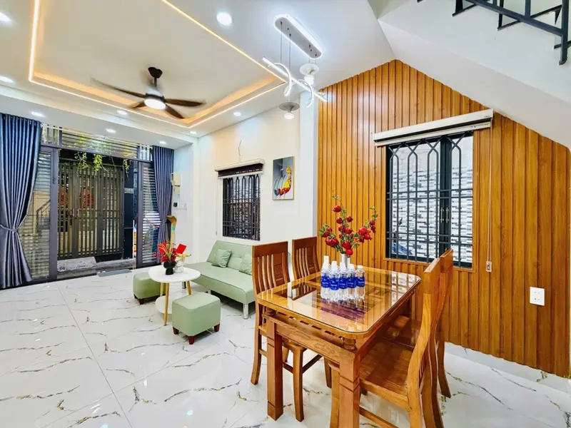 Nhà 3 tầng hiện đại full nội thất tại An Hội Tây giá hấp dẫn... Bán nhà riêng tại An Hội Tây, Hồ Chí Minh 01