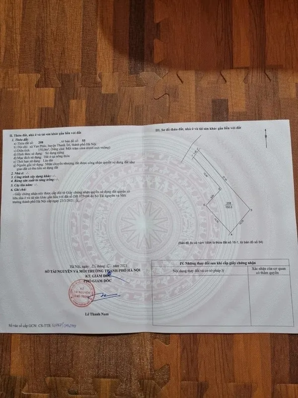 Cơ hội sở hữu mảnh đất vị trí vàng, tiện ích đầy đủ, giá cực tốt... Bán đất tại Nam Phù, Hà Nội 01
