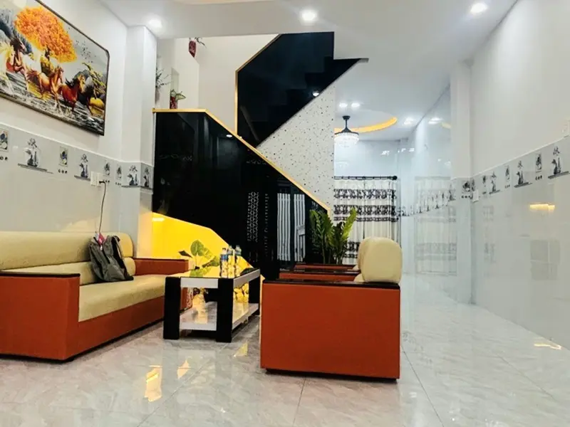 Bá.n nhà 2 tầng ngay đường bà hom - gần chợ phú lâm - 4x12m - 3pn - có pn trệt - ko quy hoặch... Bán nhà riêng tại Phú Lâm, Hồ Chí Minh 01