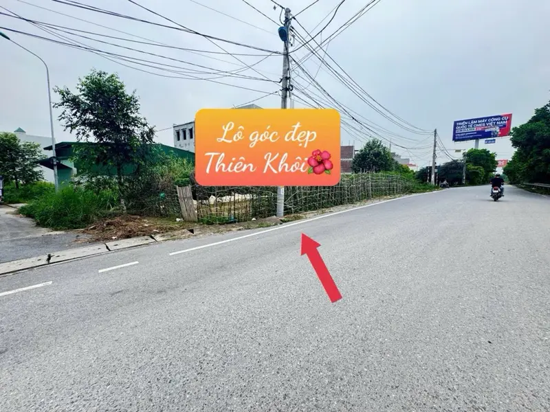 Bán đất lô góc 2 mặt tiền rộng 143m2 tại Trung Hoà Từ Sơn... Bán đất tại Từ Sơn, Bắc Ninh 01