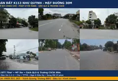 BÁN ĐẤT MẶT ĐƯỜNG 30M K113 NHƯ QUỲNH - 75M² - CÁCH QL5 & TRƯỜNG CSCĐ 30M - SỔ ĐỎ CHÍNH CHỦ... Bán đất tại Như Quỳnh, Hưng Yên 05