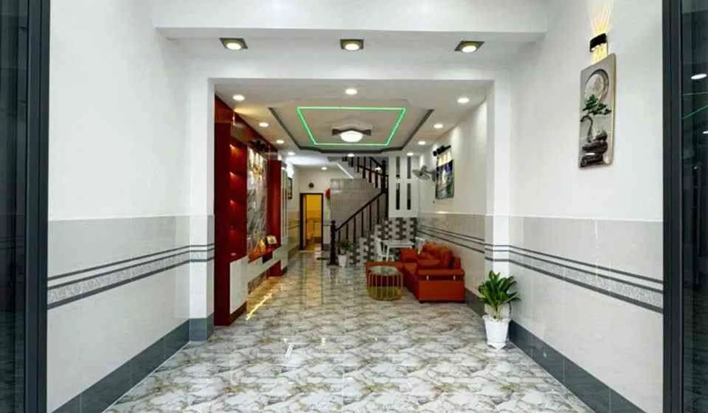 Bán nhà riêng 3 tầng 4,225m mặt tiền đường nhựa 6m phường 15, quận 8... Bán nhà riêng tại Phú Định, Hồ Chí Minh 01