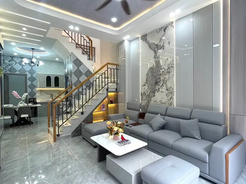Bán nhà riêng 2 tầng mới, đẹp,hẻm ba gác tại An Hội Tây, Gò Vấp- tặng nội thất.... Bán nhà riêng tại An Hội Tây, Hồ Chí Minh 01