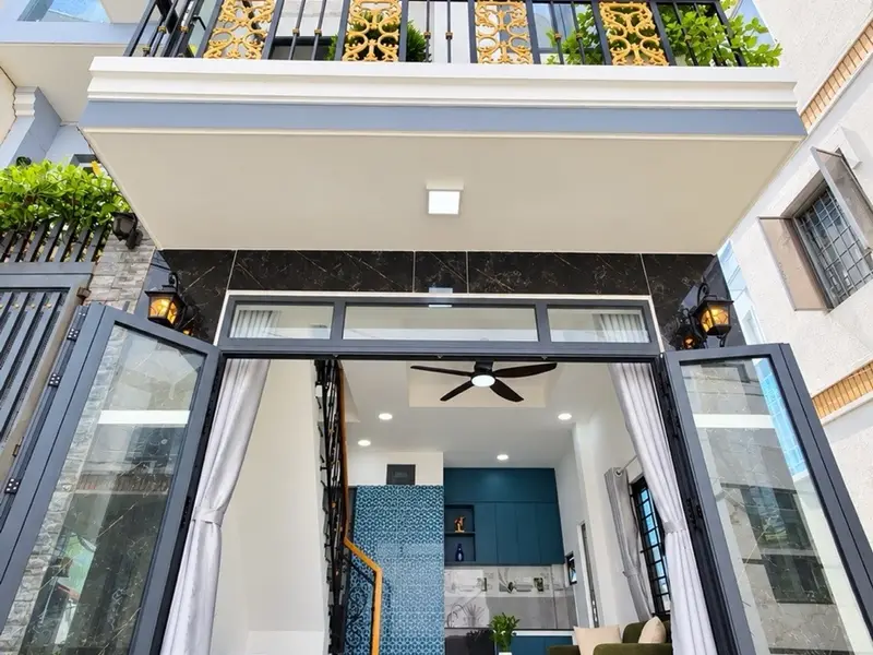 Bán nhà riêng 2 tầng tại Phường An Nhơn, Hồ Chí Minh, lô góc 2 mặt thoáng, ô tô tới nhà... Bán nhà riêng tại An Nhơn, Hồ Chí Minh 01