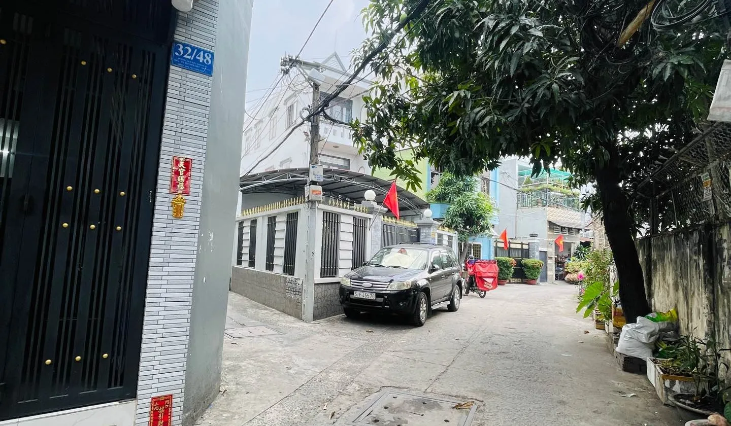 CHỈ HƠN 3 TỎI - SỞ HỮU HỘ KHẨU TPHCM NHÀ 4❌14 ĐẸP VỊ TRÍ SAU CĂN MẶT TIỀN HẺM 🚘THÔNG👉 TT GÒVẤP 3P... Bán nhà riêng tại Tân Thới Hiệp, Hồ Chí Minh 01