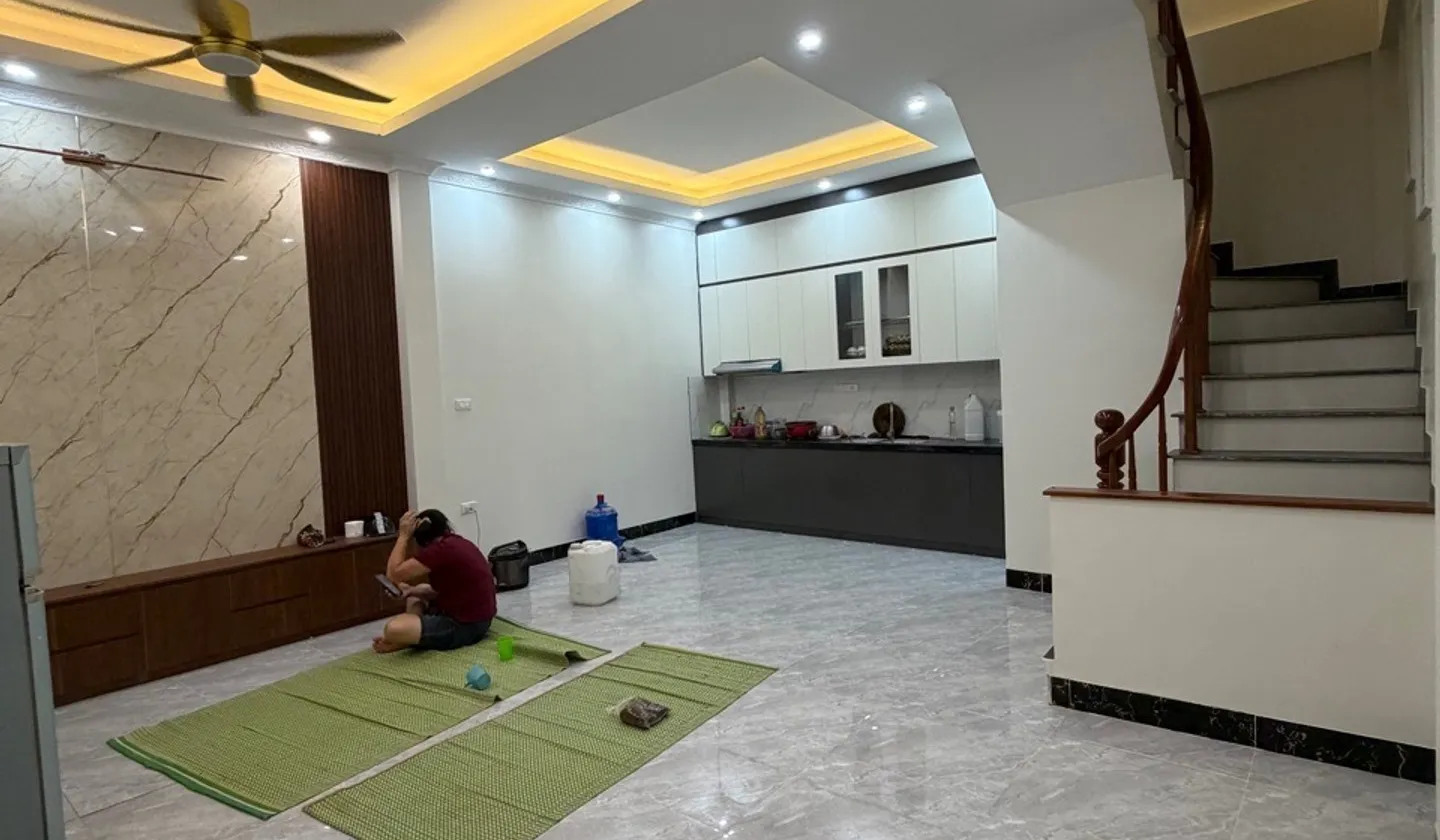 Nhà 4 tầng mới đẹp tại Đa Lộc, đường rộng ô tô gần, khu dân trí cao... Bán nhà riêng tại Hoài Đức, Hà Nội 01