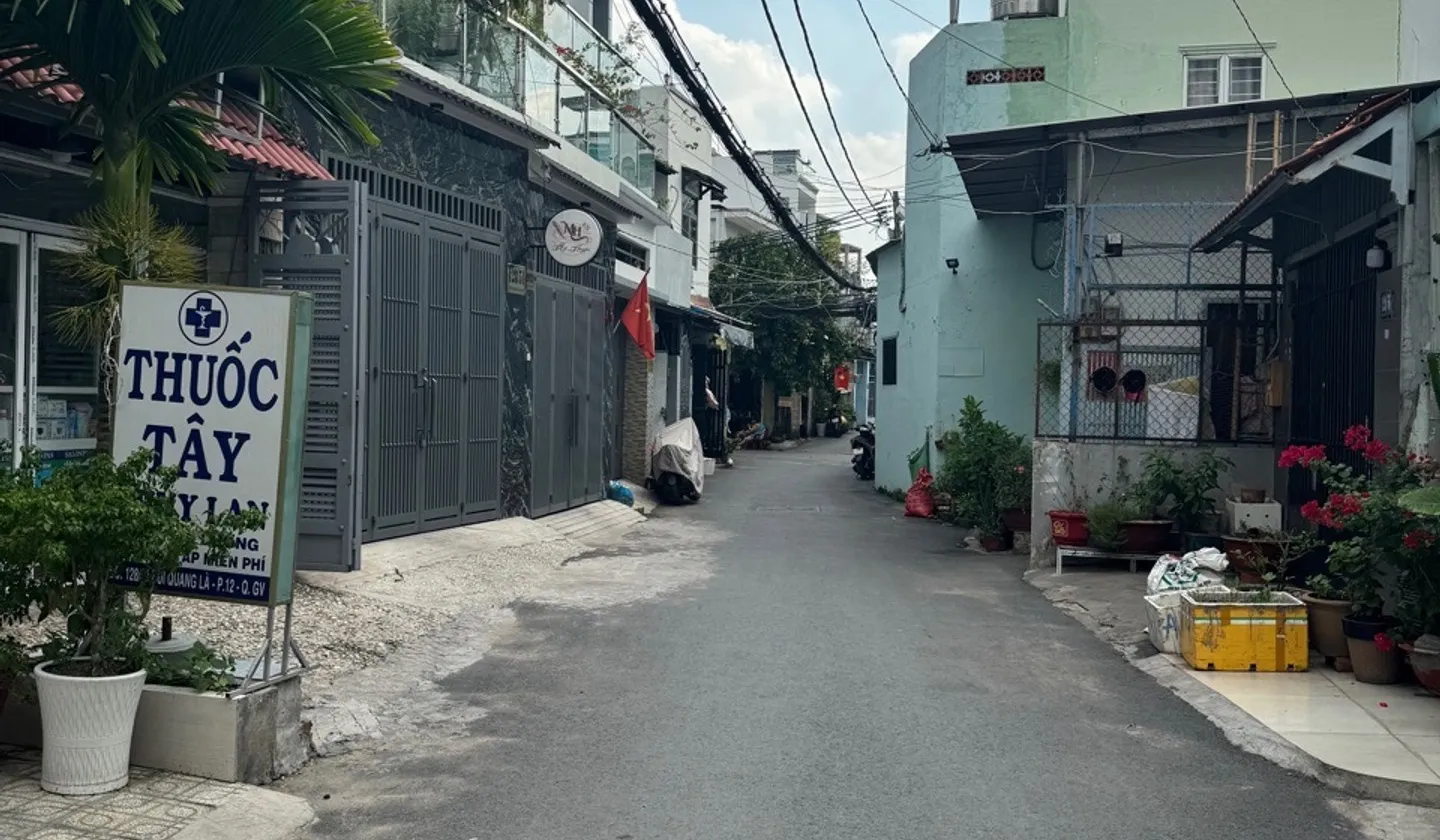 Bán nhà 76m² 4 tầng-4PN 5WC ô tô Thông Bùi Quang Là - Phạm Văn Bạch, 10.99 tỷ... Bán nhà riêng tại An Hội Tây, Hồ Chí Minh 01