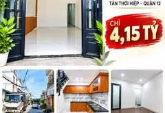 🏡 TẦM 4 TỶ MUỐN NHÀ 3PN Ở QUẬN 12? XEM CĂN NÀY... Bán nhà riêng tại Tân Thới Hiệp, Hồ Chí Minh 03