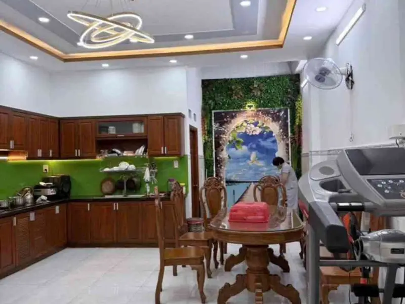 Bán nhà 3 tầng Gần Emart Phan Huy Ích, 5x19m, 4 phòng ngủ, hẻm xe hơi,... Bán nhà riêng tại An Hội Tây, Hồ Chí Minh 01