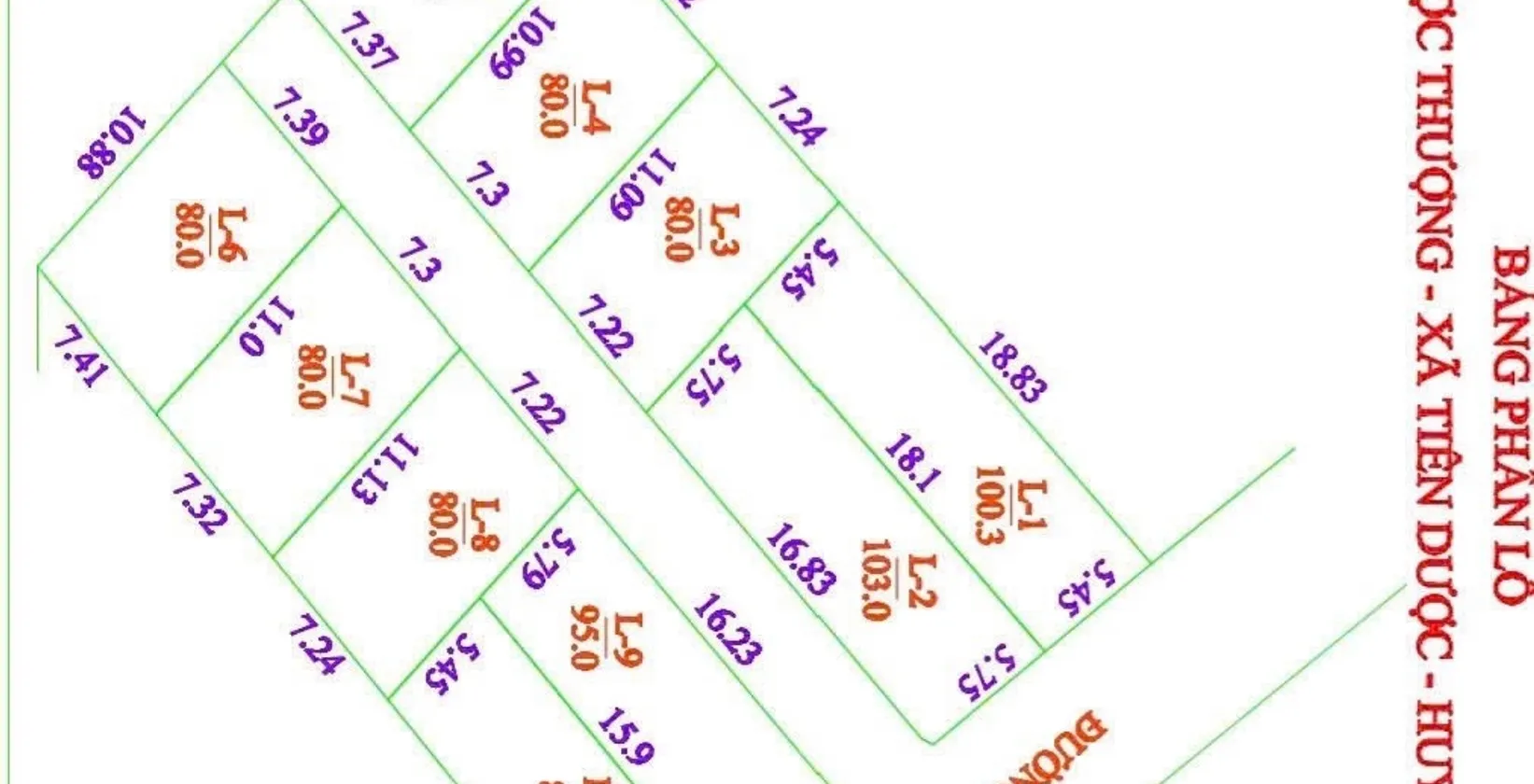 Bán đất thôn Tiên Dược, Sóc Sơn, Hà Nội, mặt tiền rộng, đường ô tô tải... Bán đất tại Sóc Sơn, Hà Nội 01