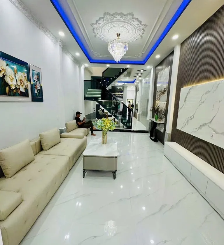 NHÀ MỚI 4PN -HUỲNH TẤN PHÁT, CÓ PHÒNG NGỦ TRỆT – GIÁ MỚI 6,9 TỶ... Bán nhà riêng tại Tân Thuận, Hồ Chí Minh 01