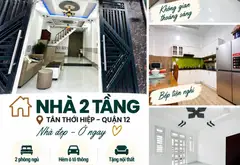 🔥 CHƯA ĐẾN 3 TỶ – NHÀ 2 TẦNG TÂN THỚI HIỆP 13 QUẬN 12👀... Bán nhà riêng tại Tân Thới Hiệp, Hồ Chí Minh 08