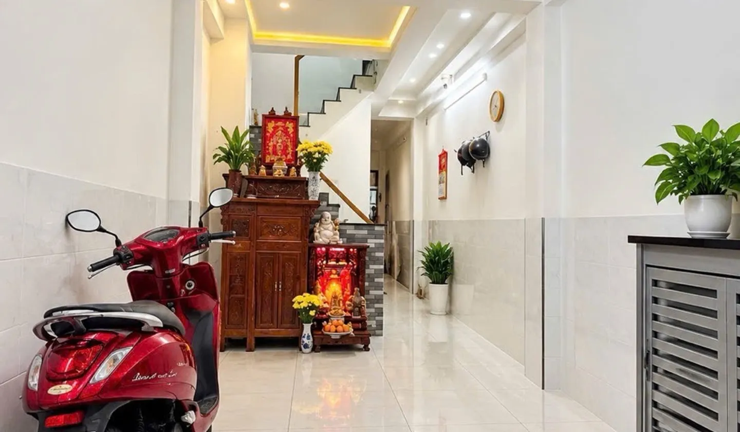 Bán nhà riêng đường văn thân quận 6, diện tích 32m2, 3 tầng, hẻm xe hơi đỗ cửa, giá 4,8 tỷ... Bán nhà riêng tại Bình Tiên, Hồ Chí Minh 01