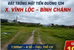 Bán Gấp 7.500M² FULL THỔ CƯ, Đường Nhụa 12M – VĨNH LỘC, BÌNH CHÁNH 146 Tỷ... Bán đất tại Vĩnh Lộc, Hồ Chí Minh 02