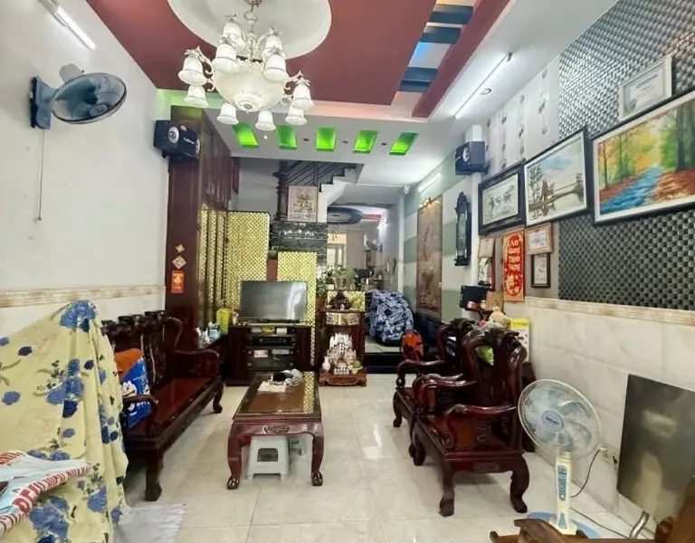 Bán nhà riêng 4 tầng 5PN hẻm xe tải phường Hòa Thạnh, Tân Bình, giá 15 tỷ... Bán nhà riêng tại Tân Phú, Hồ Chí Minh 01