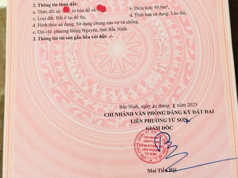 Lô góc đất đẹp tại Phường Đồng Nguyên, cơ hội hiếm có!... Bán đất tại Đồng Nguyên, Bắc Ninh 01