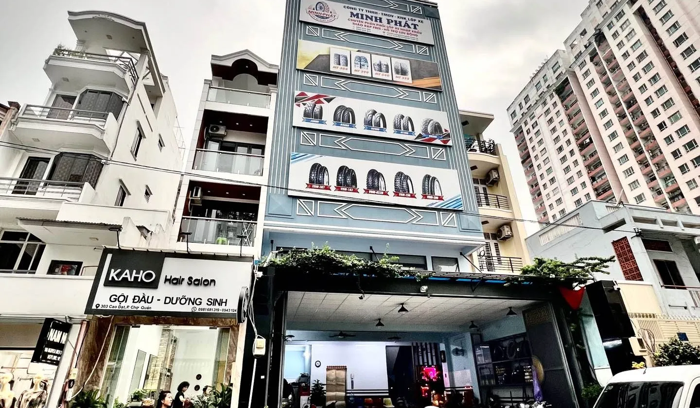 Nhà phố mặt tiền 9m, 8 tầng, vị trí chiến lược cạnh Quận 1... Bán nhà mặt phố tại Chợ Quán, Hồ Chí Minh 01