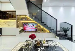 NHÀ MẶT TIỀN HẺM THÔNG XE HƠI TRÁNH - KINH DOANH TỐT -  CÓ GARA TRONG NHÀ.... Bán nhà riêng tại Nhà Bè, Hồ Chí Minh 03