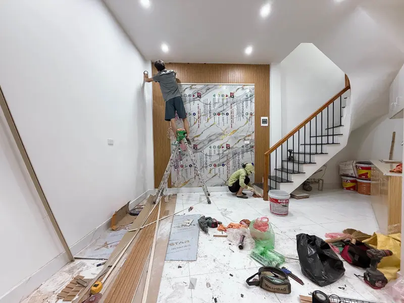 Bán nhà riêng sổ đỏ chính chủ 4 tầng 4,75 tỷ gần trường chợ . hoàng mai hà nội... Bán nhà riêng tại Hoàng Mai, Hà Nội 01