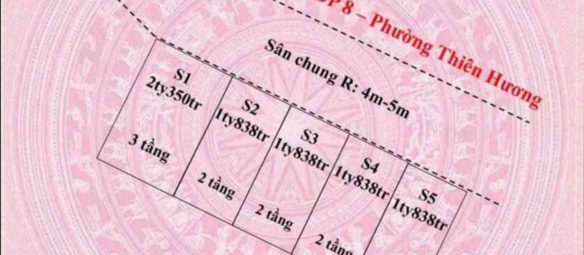 Bán nhà riêng 3 tầng tại phường Thiên Hương, Hải Phòng, thiết kế sân cổng riêng... Bán nhà riêng tại Thiên Hương, Hải Phòng 01