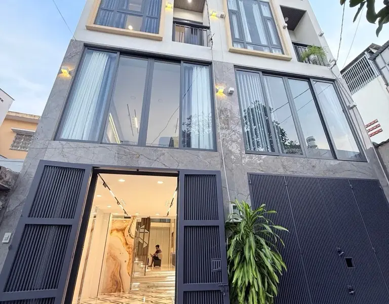 Bán nhà riêng 5 tầng 4 phòng ngủ, xe hơi đậu cửa giá chỉ 8.35 tỷ... Bán nhà riêng tại An Hội Tây, Hồ Chí Minh 01