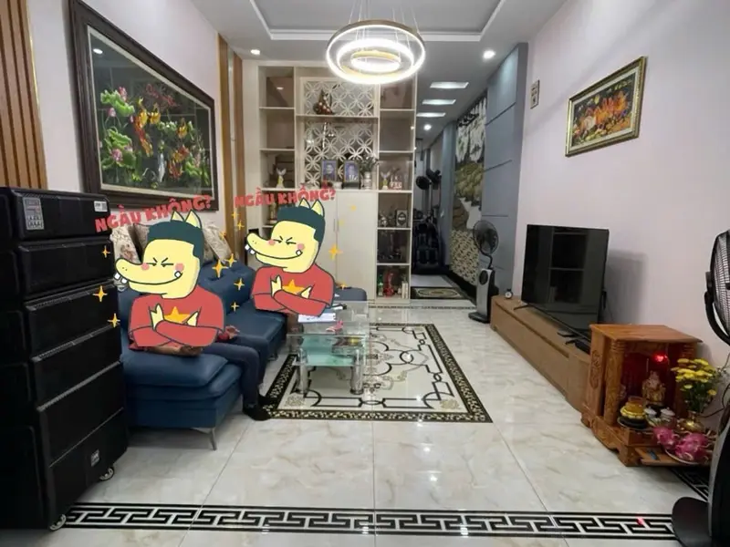 Nhà mặt tiền bờ kênh, không gian sống trong lành ở Thới An... Bán nhà riêng tại Thới An, Hồ Chí Minh 01