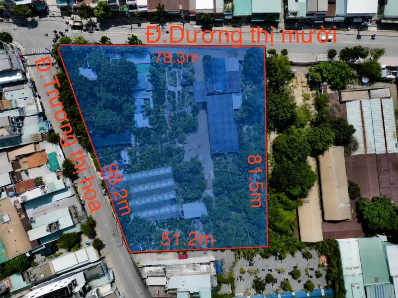 Bán 5000m² đất góc 2 mặt tiền Dương Thị Mười - Trương Thị Hoa... Bán đất tại Tân Thới Hiệp, Hồ Chí Minh 01