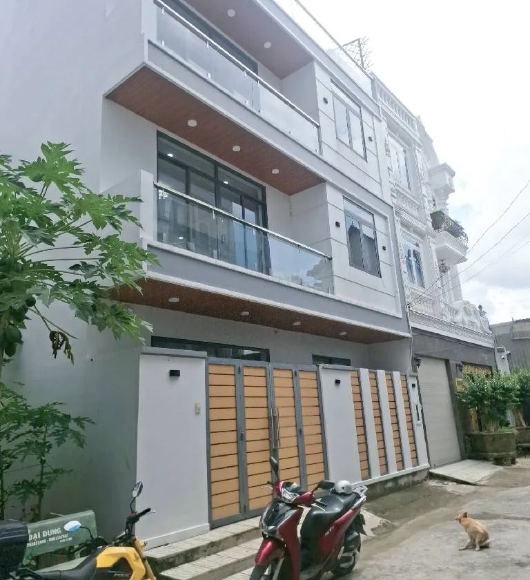 Bán nhà riêng 4 tầng tại thị trấn Nhà Bè, diện tích 69.2 m², mặt tiền rộng 8.5 m... Bán nhà riêng tại Nhà Bè, Hồ Chí Minh 01