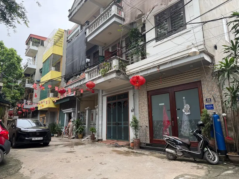 Bán nhà 4 tầng, 4 phòng ngủ, ô tô tránh, khu dân trí cao... Bán nhà riêng tại Thanh Trì, Hà Nội 01