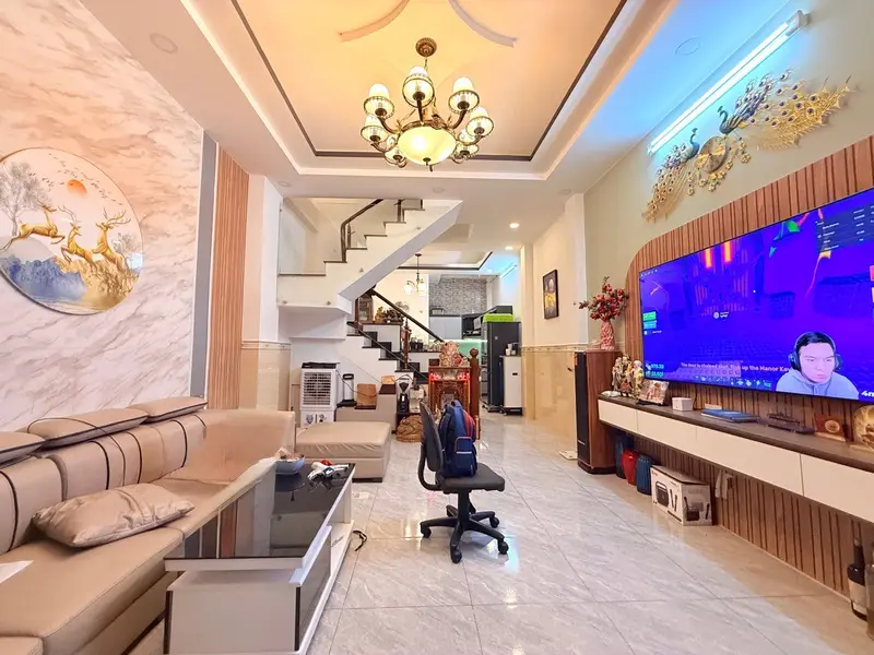 Bán nhà 4 tầng hẻm ô tô Thạnh Xuân 22, Quận 12, 50m2, 4PN, 5.7 tỷ... Bán nhà riêng tại Thới An, Hồ Chí Minh 01
