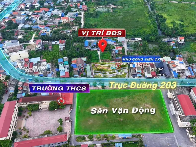 Cơ hội vàng sở hữu đất vị trí chiến lược sát đường liên tỉnh 203 Lâm Động... Bán đất tại Thiên Hương, Hải Phòng 01
