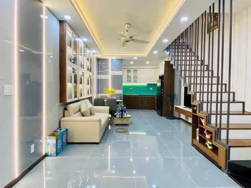 Nhà mới 3 tầng hẻm ô tô vào nhà... Bán nhà riêng tại Thông Tây Hội, Hồ Chí Minh 01