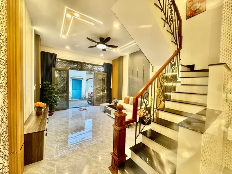 Bán nhà riêng 3 tầng, 4 phòng ngủ khu dân trí tại Thống Nhất, hẻm xe hơi thông thoáng... Bán nhà riêng tại An Hội Đông, Hồ Chí Minh 01