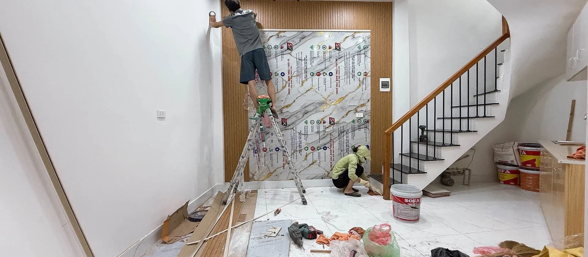 Bán nhà riêng sổ đỏ chính chủ 4 tầng 4,75 tỷ gần trường chợ . hoàng mai hà nội... Bán nhà riêng tại Hoàng Mai, Hà Nội 01