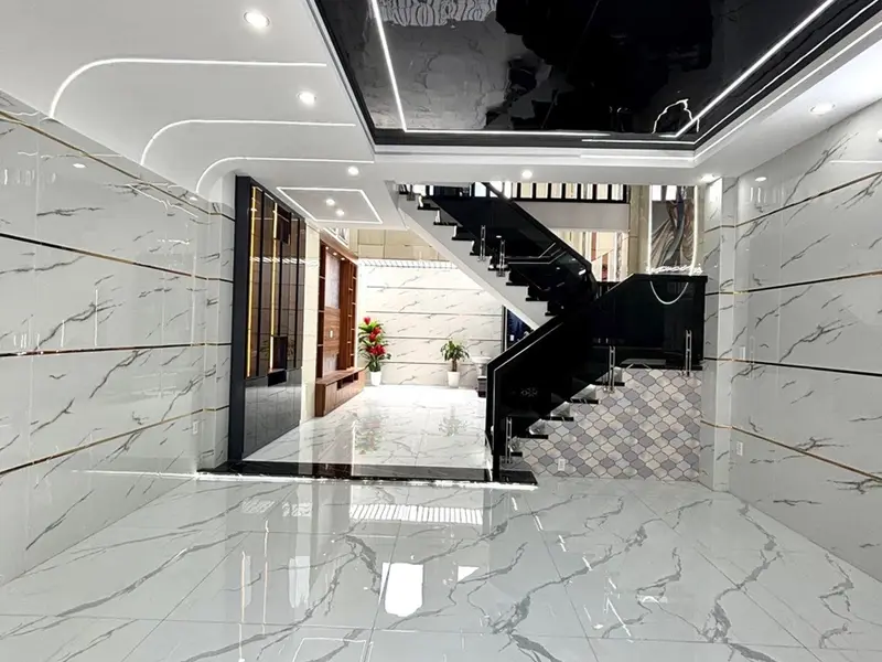 NHÀ 4 TẦNG BÌNH TÂN GIÁP TÂN PHÚ - 5,3X12 - HẺM 6M XE HƠI NGỦ TRONG NHÀ - NHỈNH 6.X TỶ TL.... Bán nhà riêng tại Bình Tân, Hồ Chí Minh 01