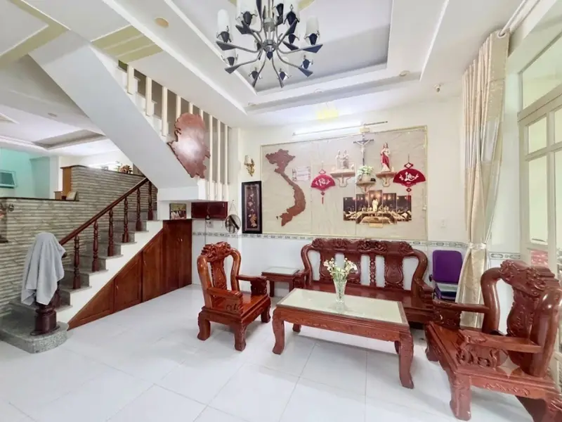 AN TÂM Ở LÂU DÀI – NHÀ NỞ HẬU 100M²- 2 TẦNG - HẺM XE HƠI SÁT HUỲNH THỊ HAI - P. TRUNG MỸ TÂY - Q12... Bán nhà riêng tại Trung Mỹ Tây, Hồ Chí Minh 01