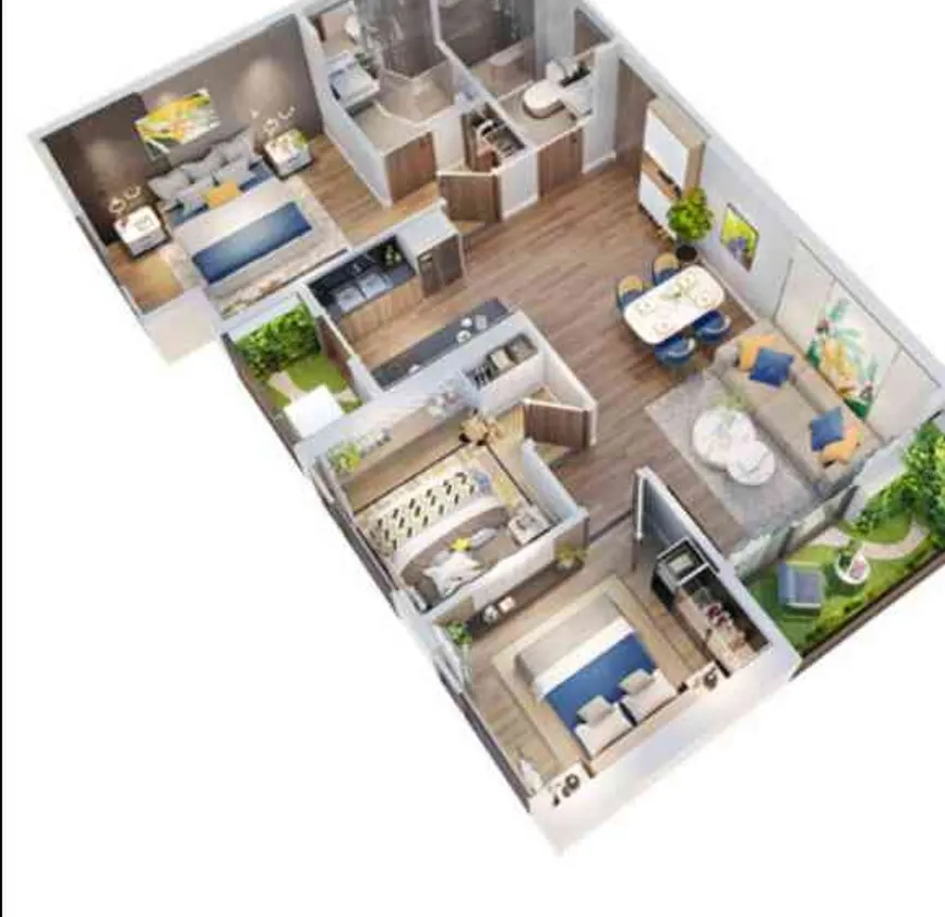 Bán căn hộ 3 phòng ngủ tại phường Tây Mỗ, Hà Nội, diện tích 79.7 m2, giá 7,15 tỷ đồng... Bán căn hộ chung cư tại Tây Mỗ, Hà Nội 01