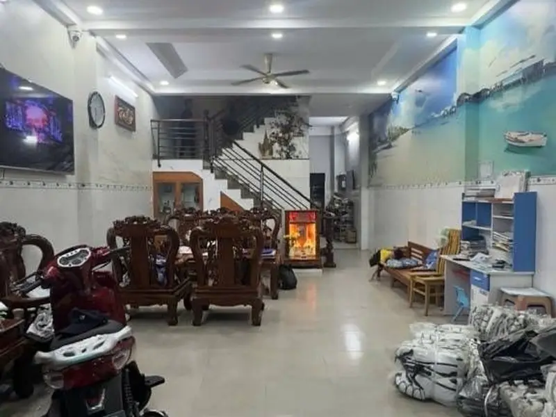 MẶT TIỀN KD - GẦN AEOMALL - NGANG 5M DÀI 18M 3 TẦNG BTCT - SHR NỞ HẬU TÀI LỘC HOÀN CÔNG ĐỦ - LỘ GIỚ... Bán nhà mặt phố tại Bình Hưng Hòa, Hồ Chí Minh 01